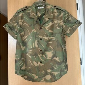 Saint Lauren men’s camp short sleeve button down - great condition worn once